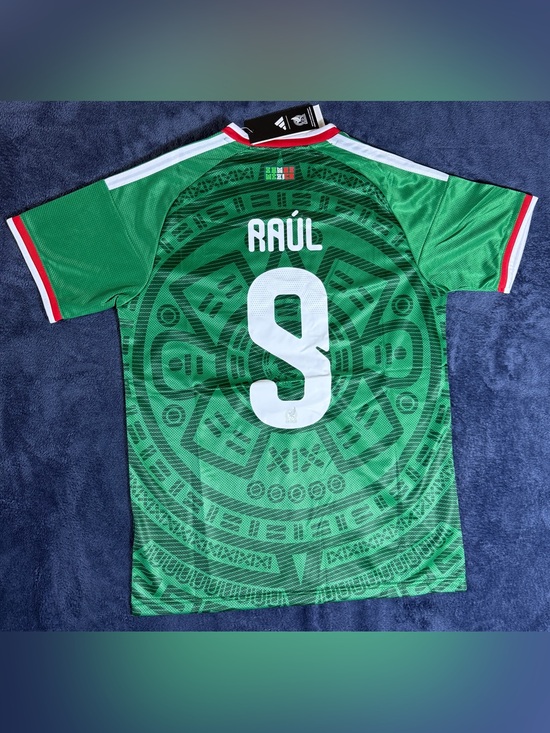 Unk Other - Mexico 2026 World Cup Home Soccer Jersey# Raul 9# NWT #Adult